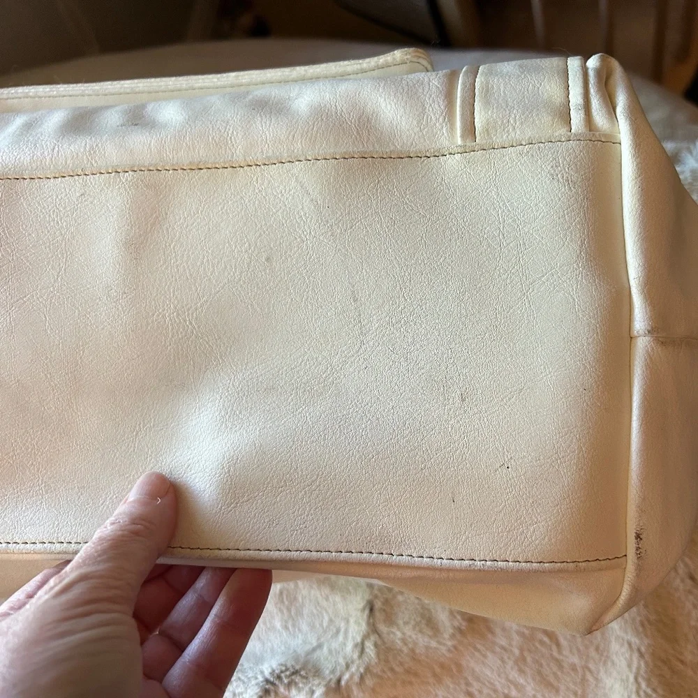 Chloe Eclipse Cream-colored Commuter Tote, Vintage - Picture 7 of 15